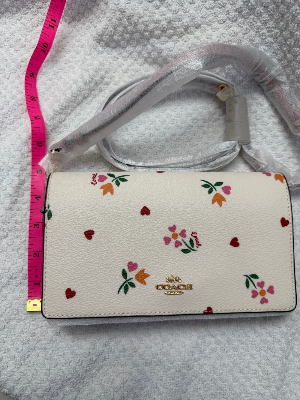 COACH Mini Klare Crossbody Bag Heart Petal Print NWT - Picture 8 of 8